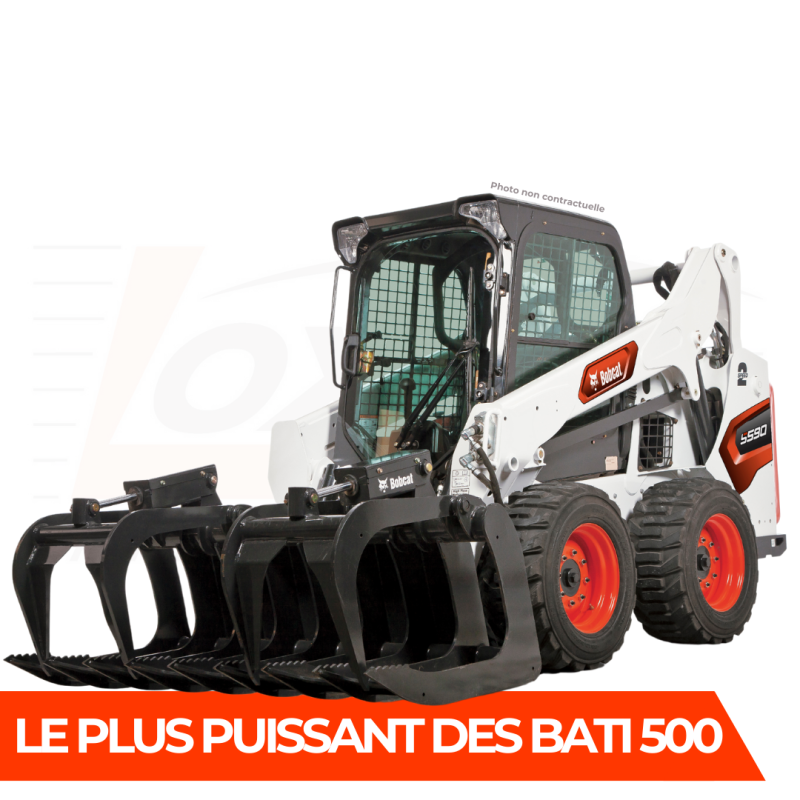 La chargeuse compacte S590 est disponible en commande dans l'un de vos magasins Loxagri Lambin bobcat dans les hauts de france