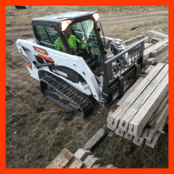 Chargeuse Compacte Sur Chenilles T450 - Loxagri Lambin Bobcat dans les Hauts de france