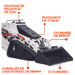 Mini-Chargeuse Sur Chenilles MT100 - Loxagri Lambin Bobcat dans les Hauts de france