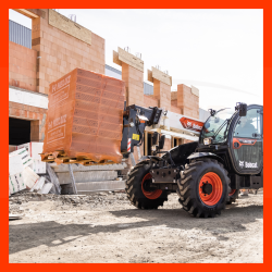 Télescopique Construction T35.105 - Loxagri Lambin Bobcat dans les Hauts de france