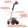 Télescopique Construction T35.105 - Loxagri Lambin Bobcat dans les Hauts de france