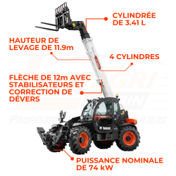 Télescopique Construction T36.120 SL - Loxagri Lambin Bobcat dans les Hauts de france